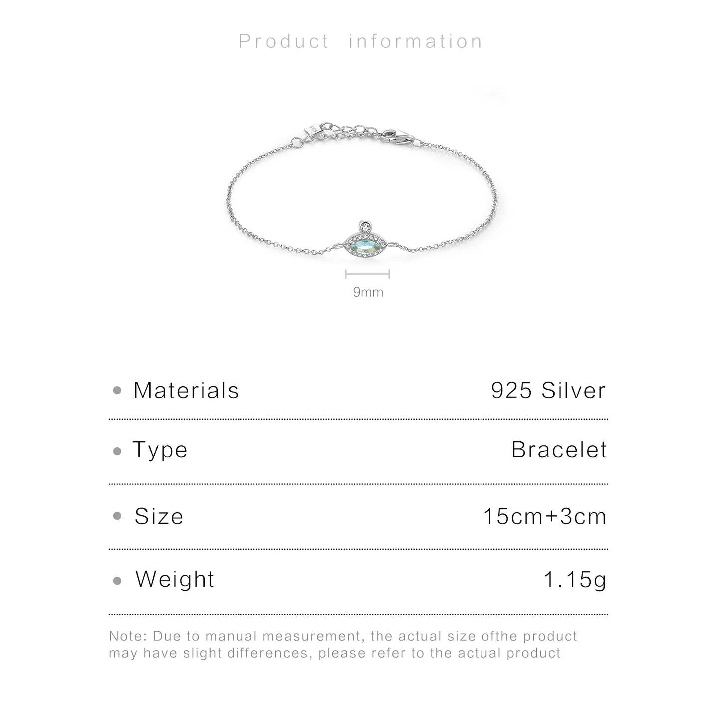 Eye Blue Bracelet Chain