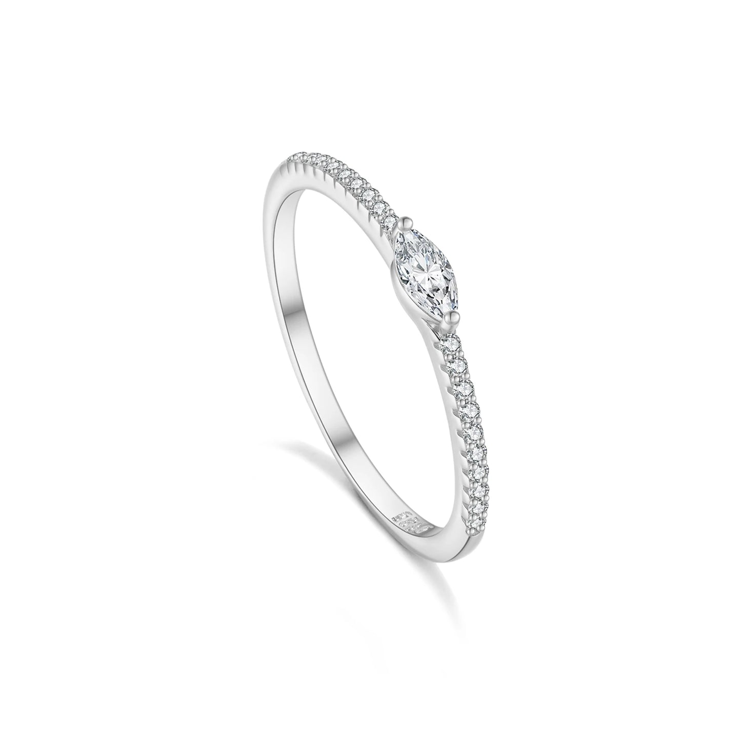 Marquise Triangle Ring
