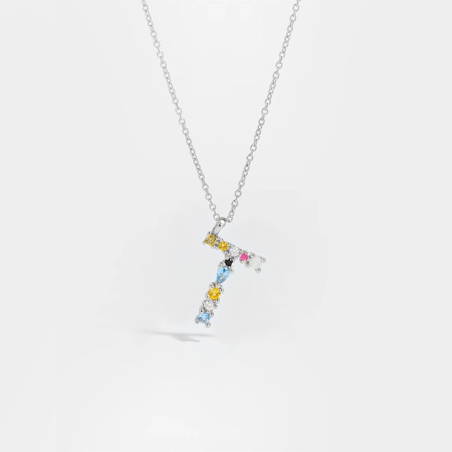Zircon Letters Necklace