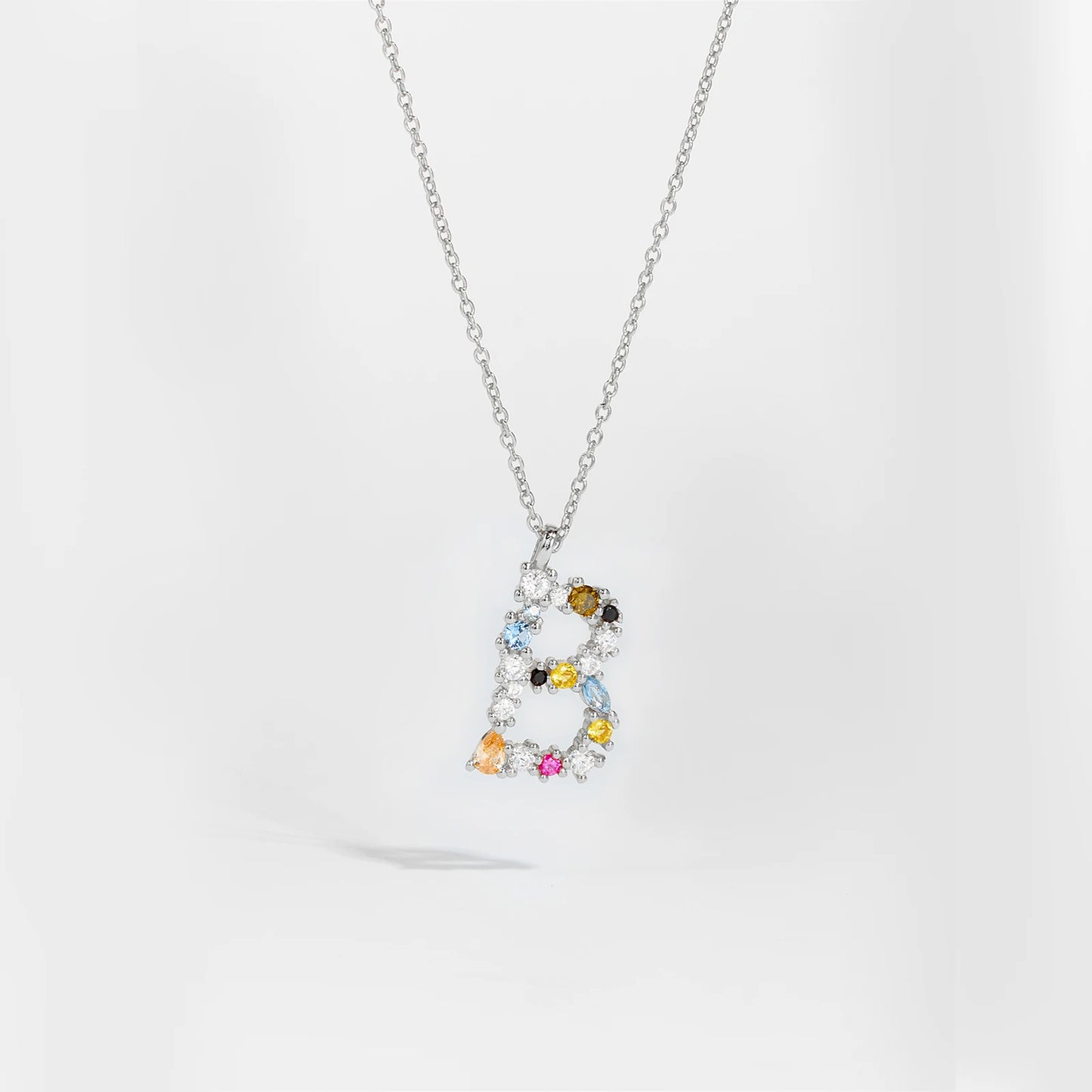 Zircon Letters Necklace