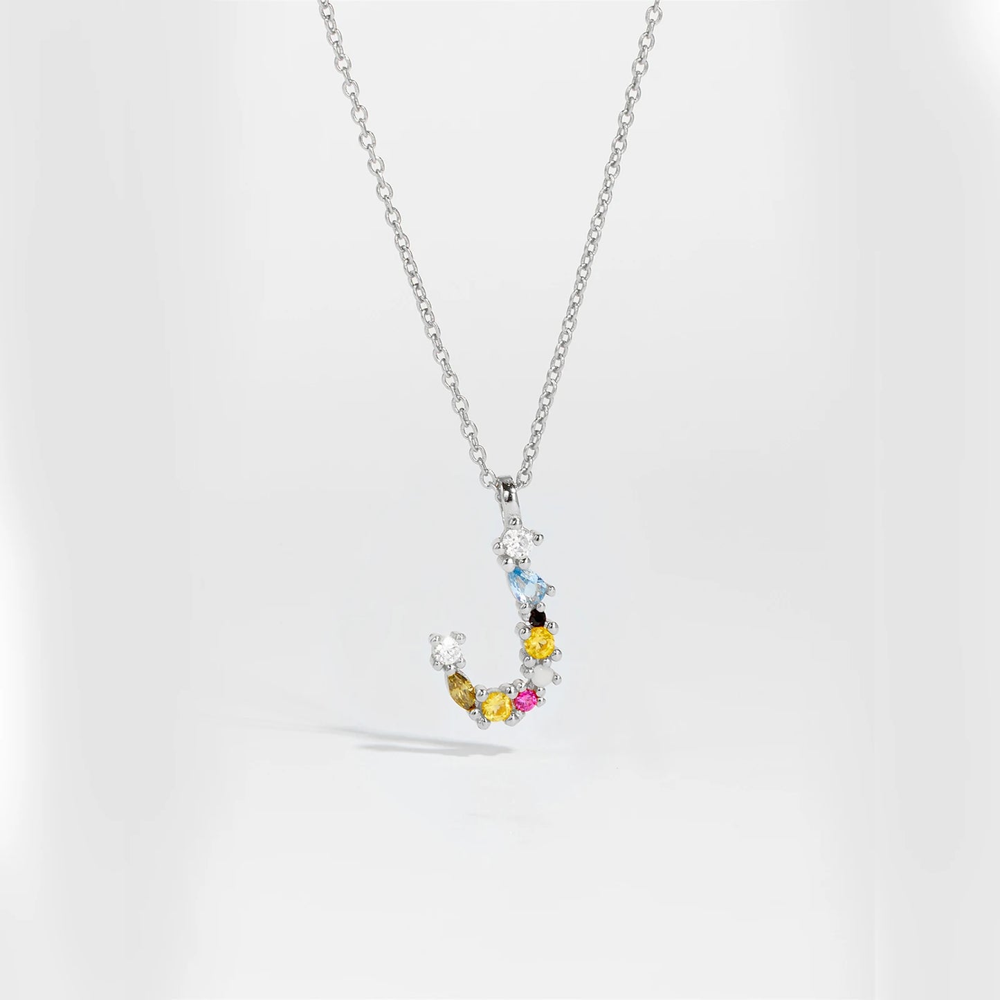 Zircon Letters Necklace