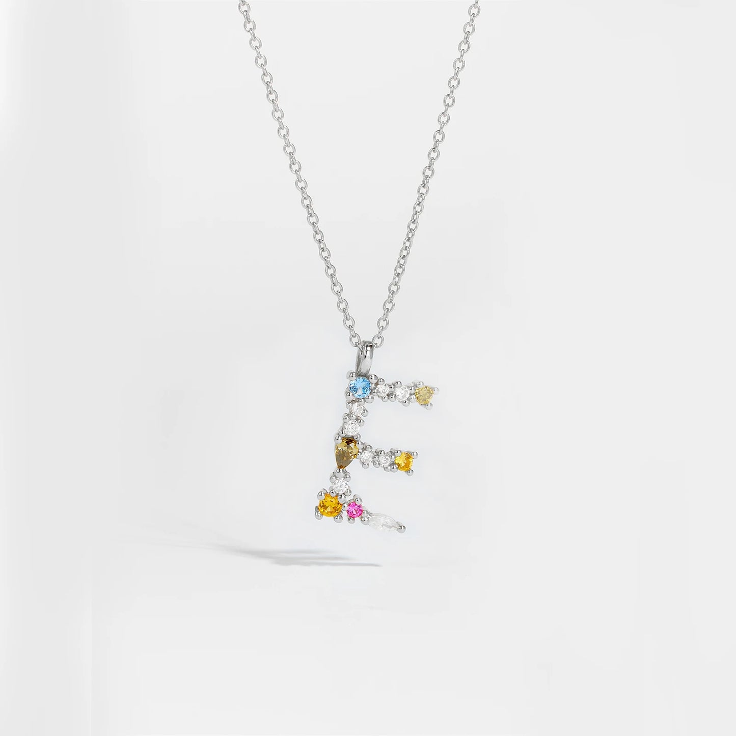 Zircon Letters Necklace