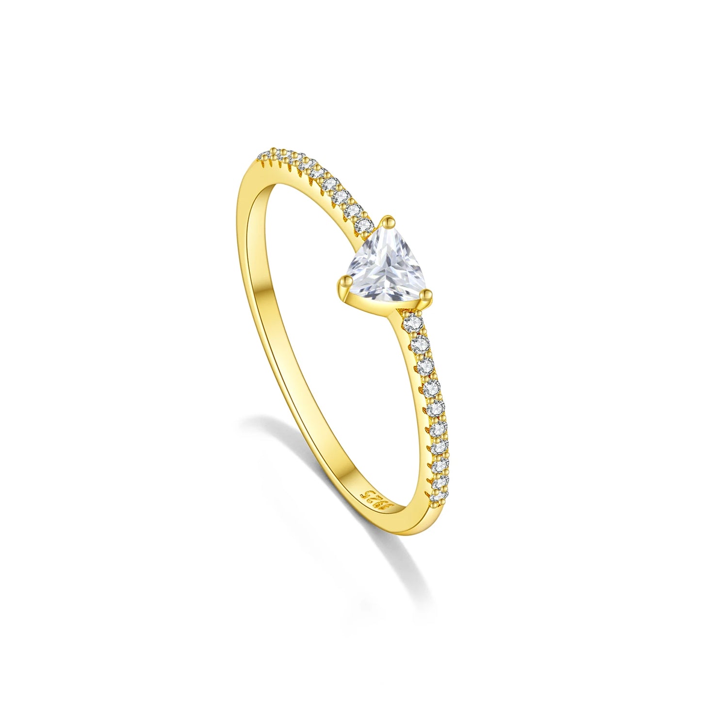 Marquise Triangle Ring