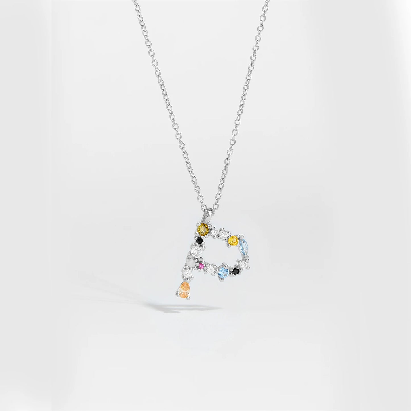 Zircon Letters Necklace