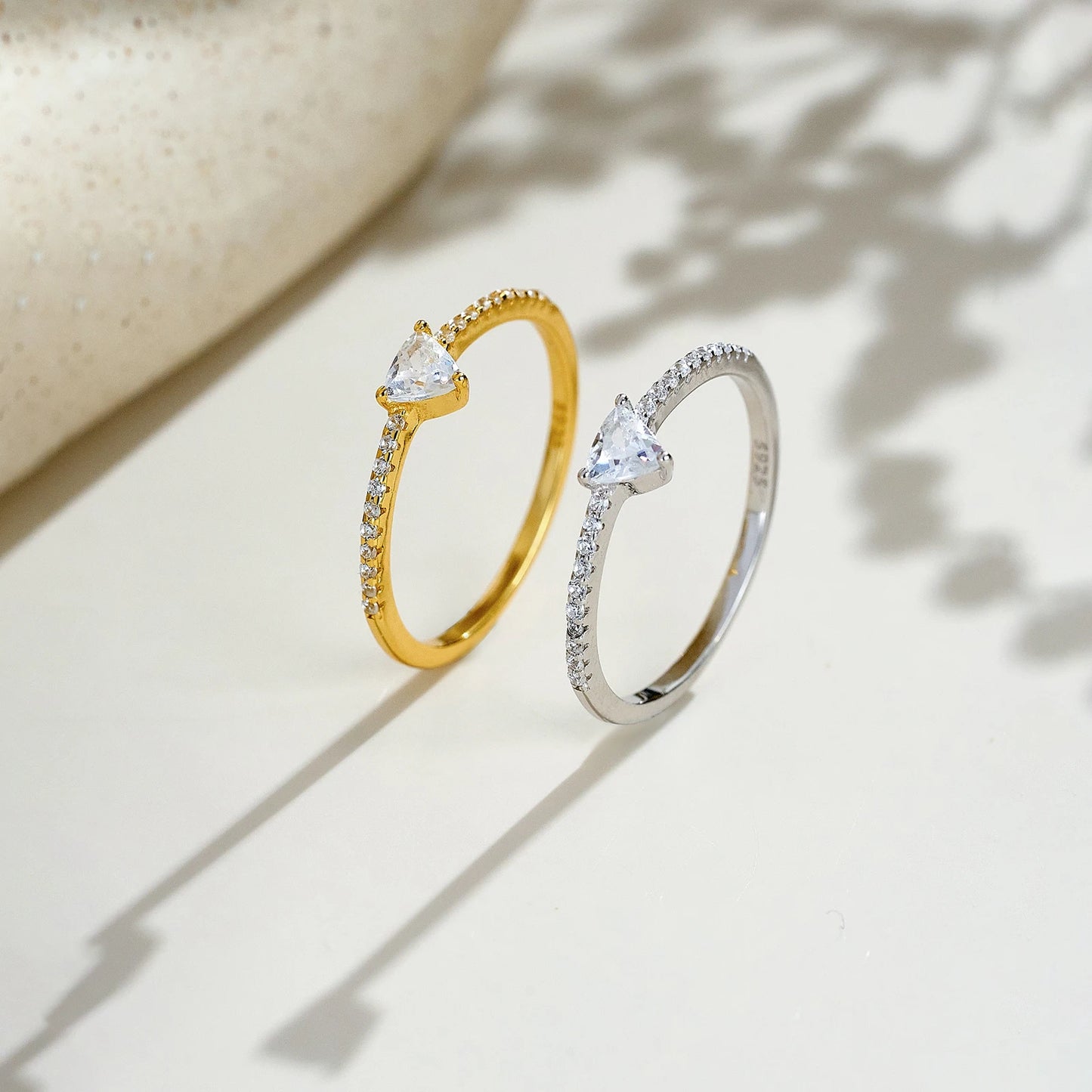 Marquise Triangle Ring