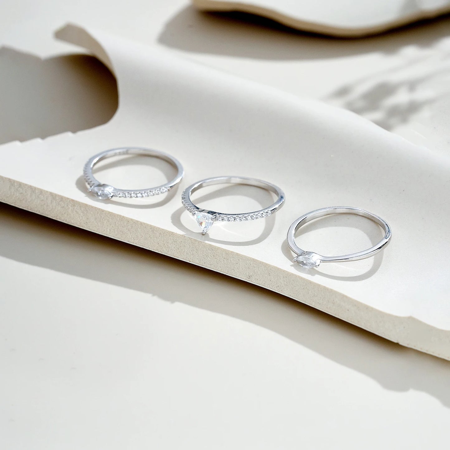 Marquise Triangle Ring