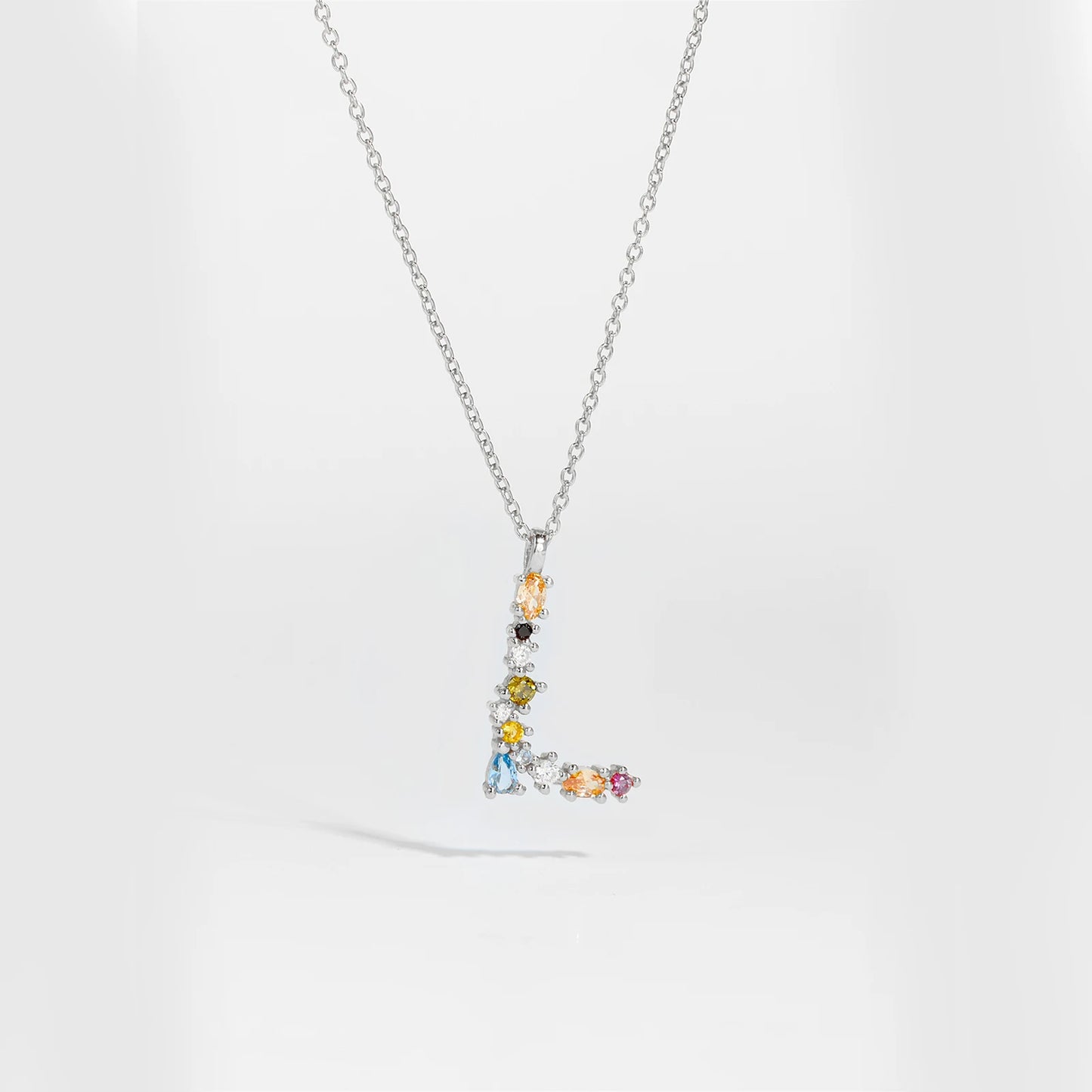 Zircon Letters Necklace
