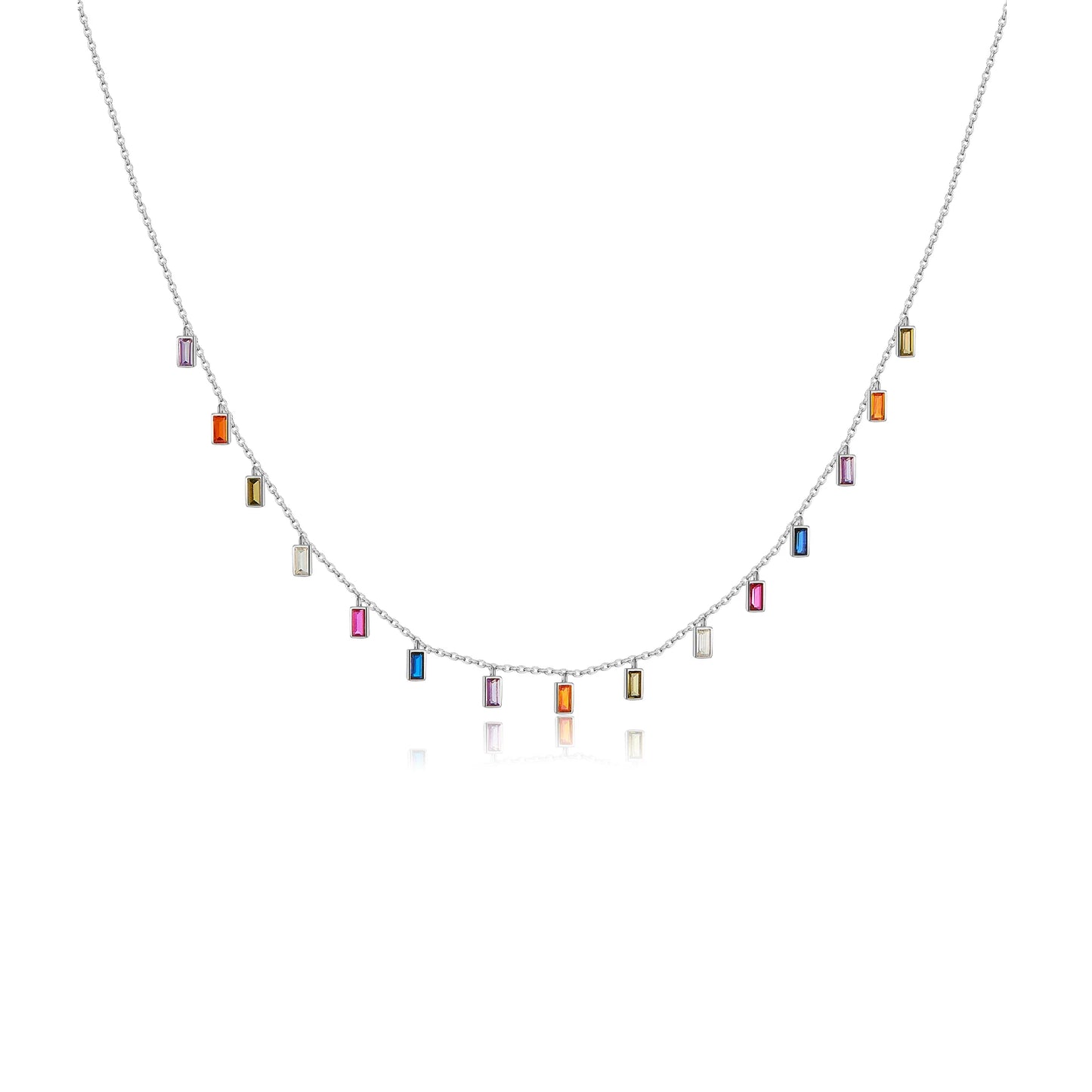 Colorful Zircon Rainbow Necklace/Bracelet