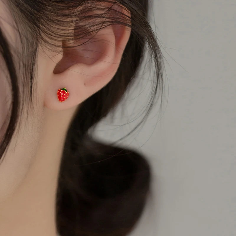 Strawberry Piercing Earrings
