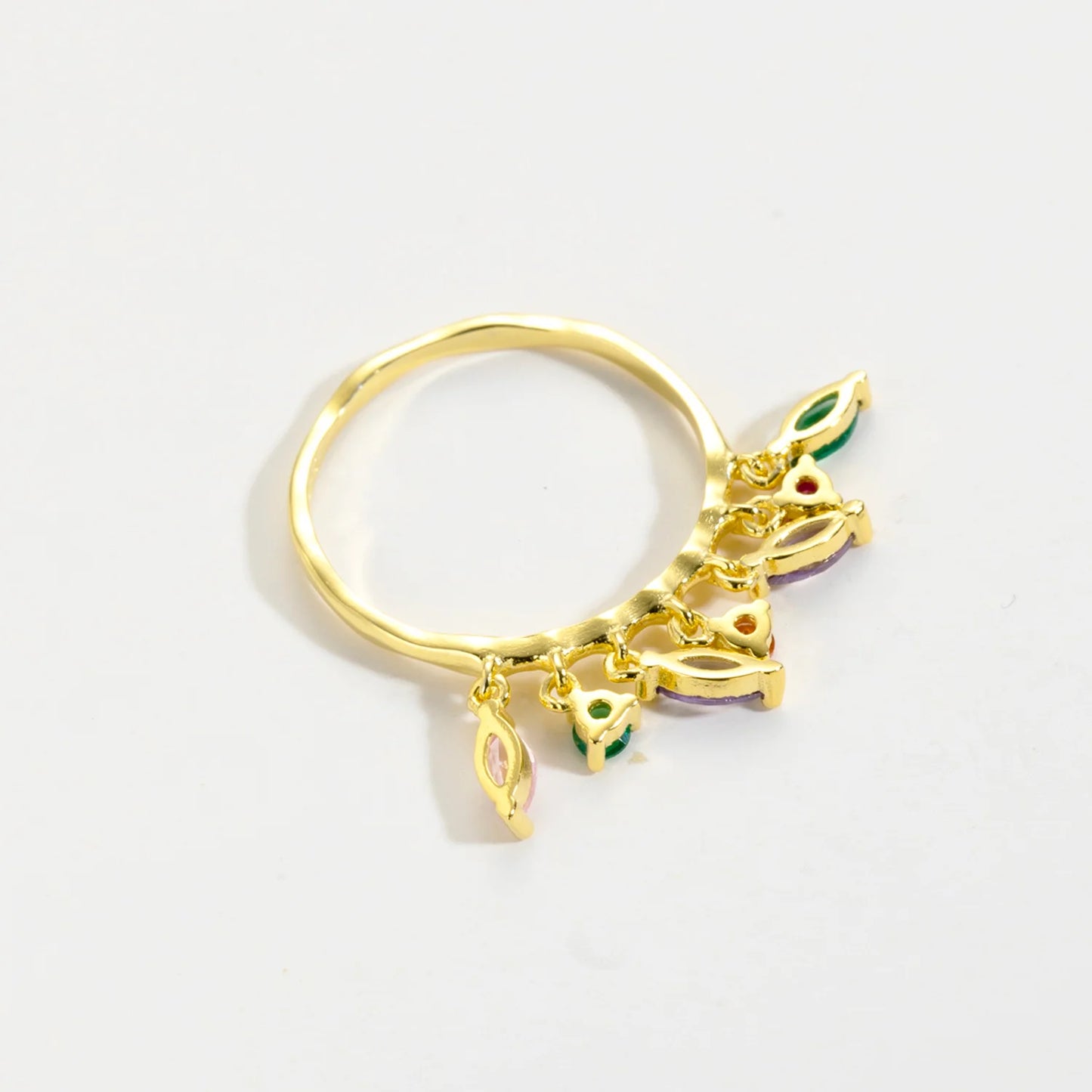 Coloful Drop Ring