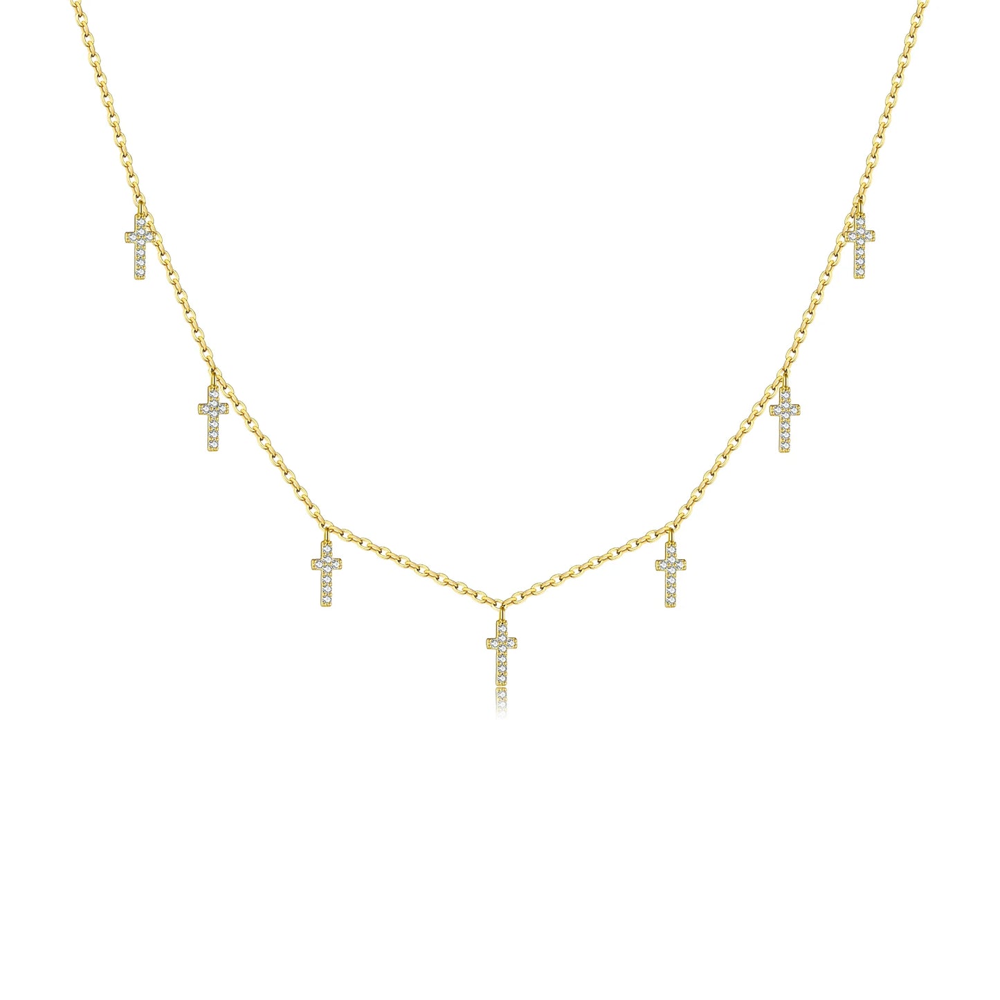 Colorful Cross Necklace