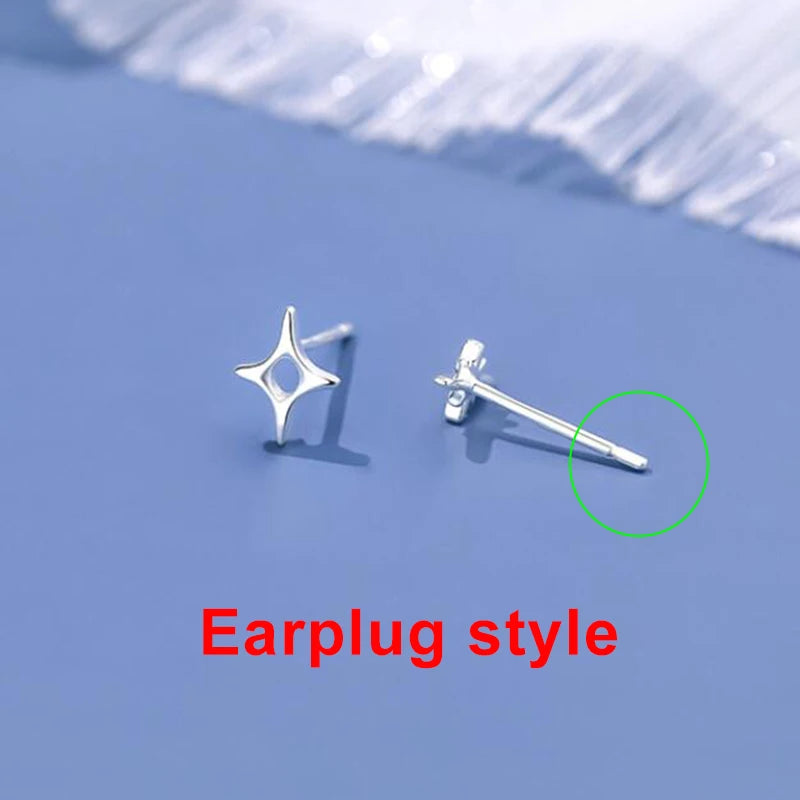 Star Screw Mini Stud Earrings