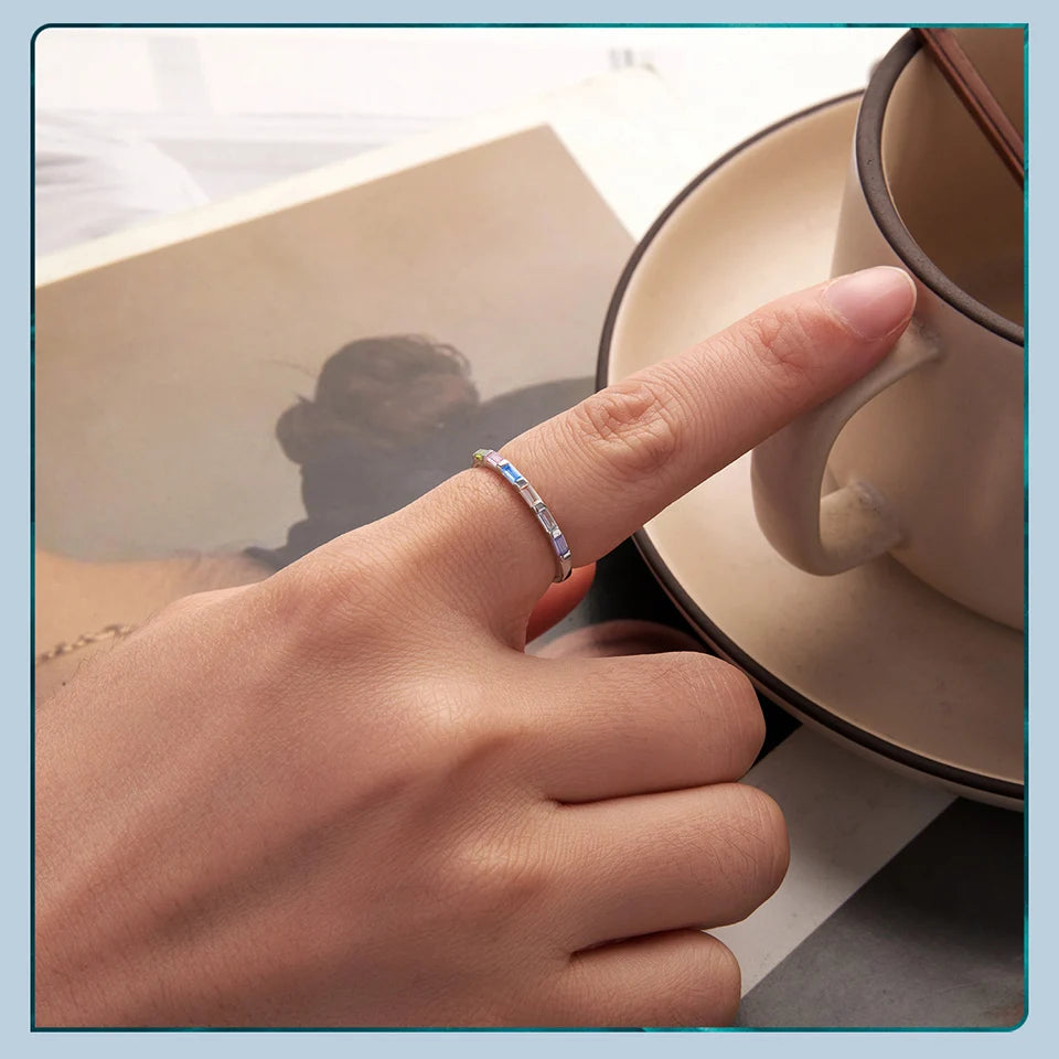 Dainty Rainbow Ring