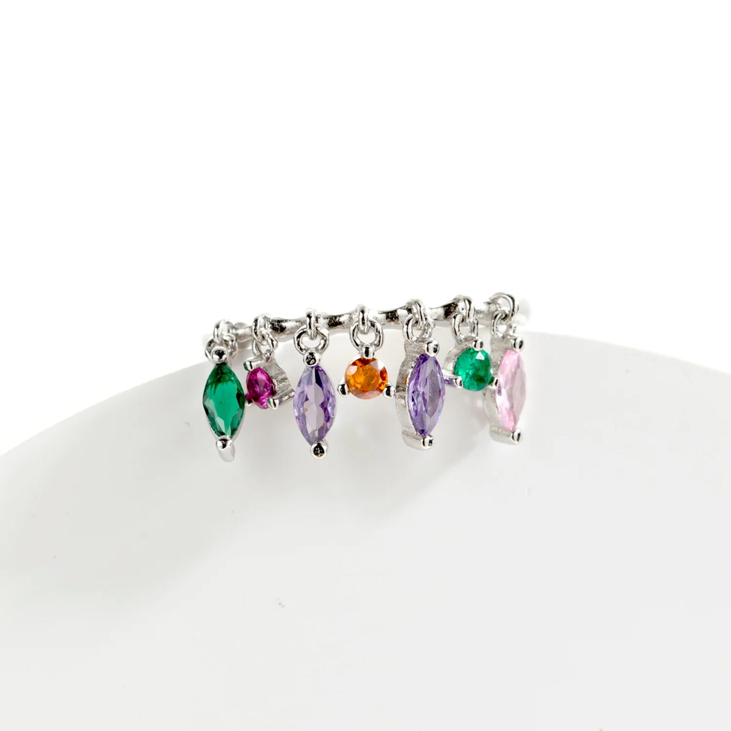 Coloful Drop Ring