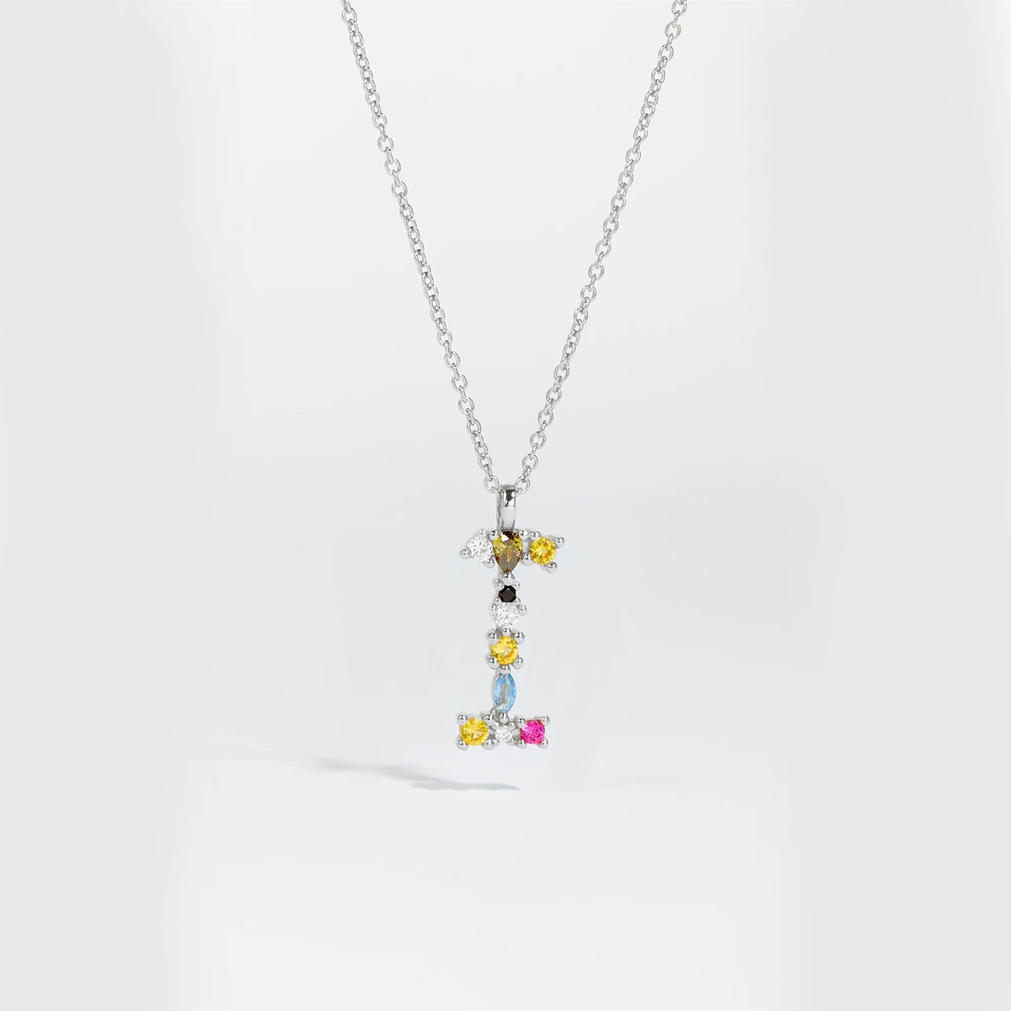 Zircon Letters Necklace
