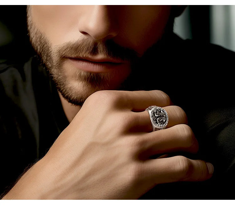 Egyptian Anubis Ring