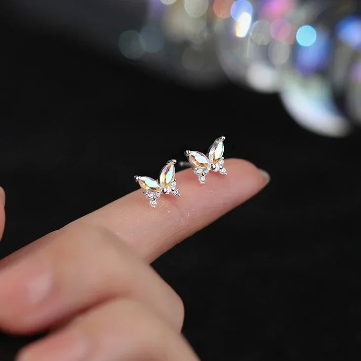 Butterfly Zircon Earrings
