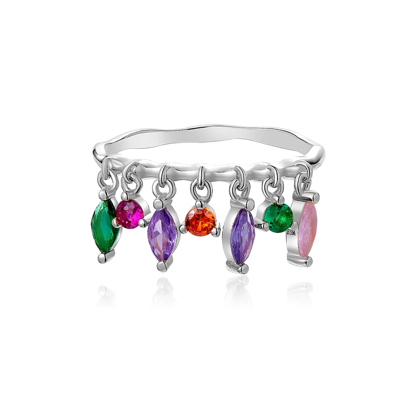 Coloful Drop Ring