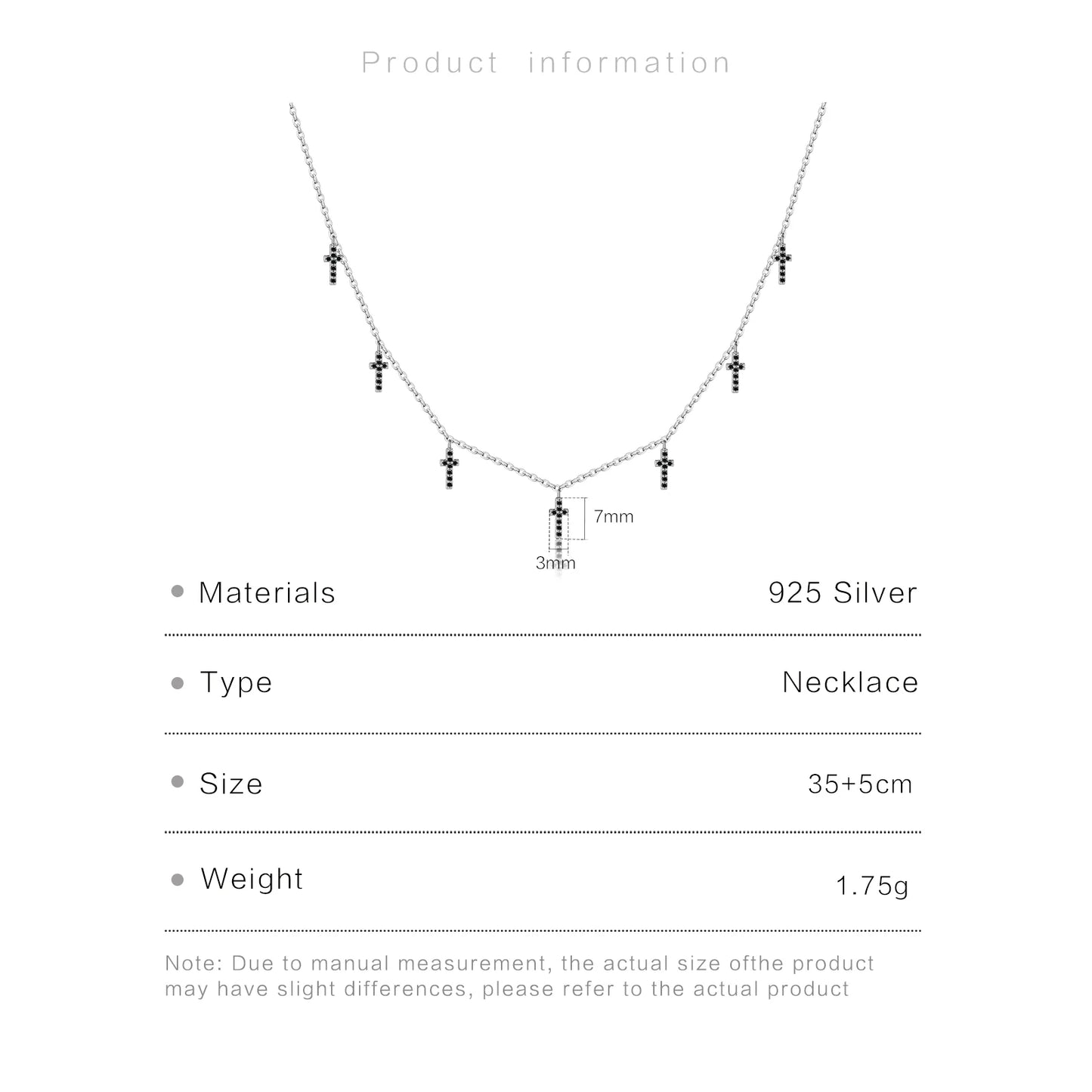 Colorful Cross Necklace