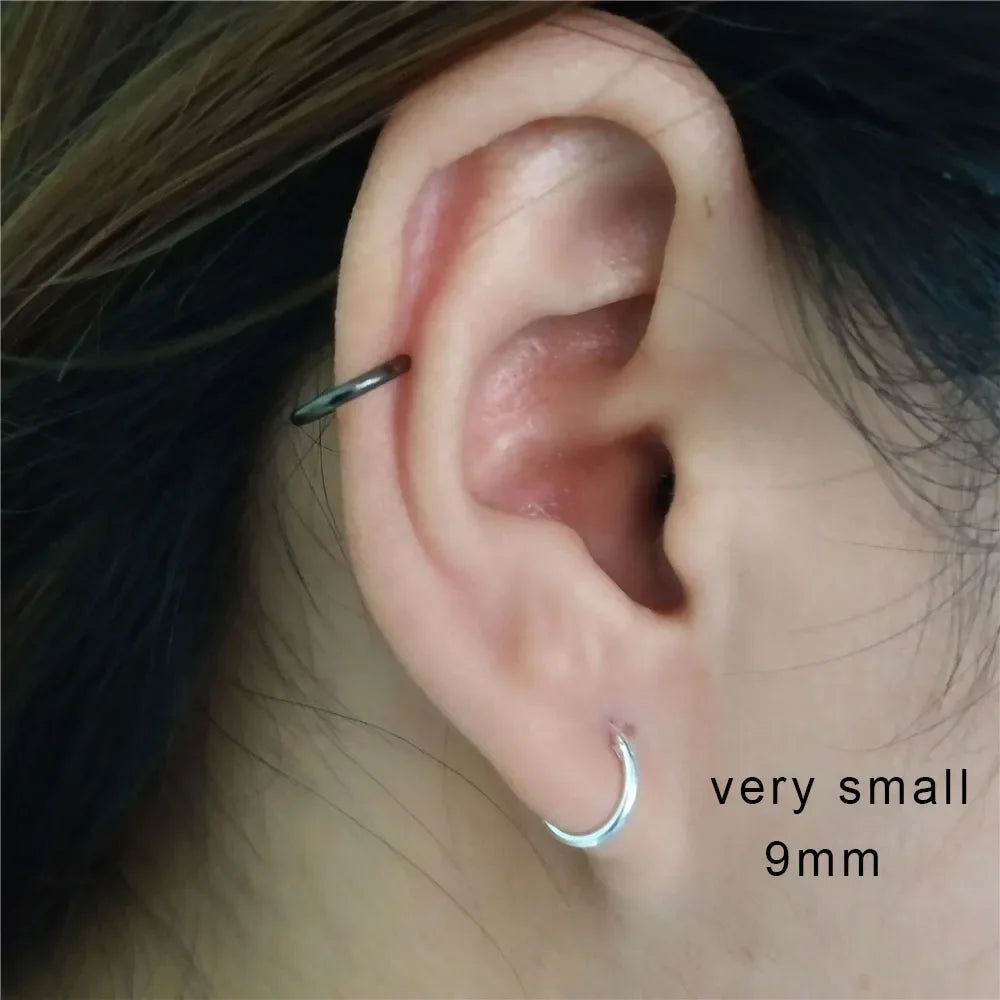 Hoop Round Small Earrings