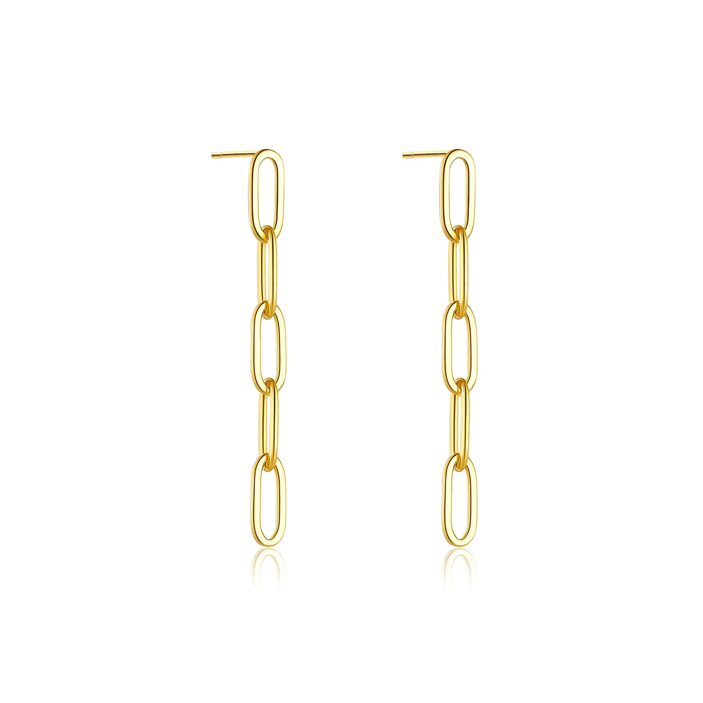 Ovals Chain Earring