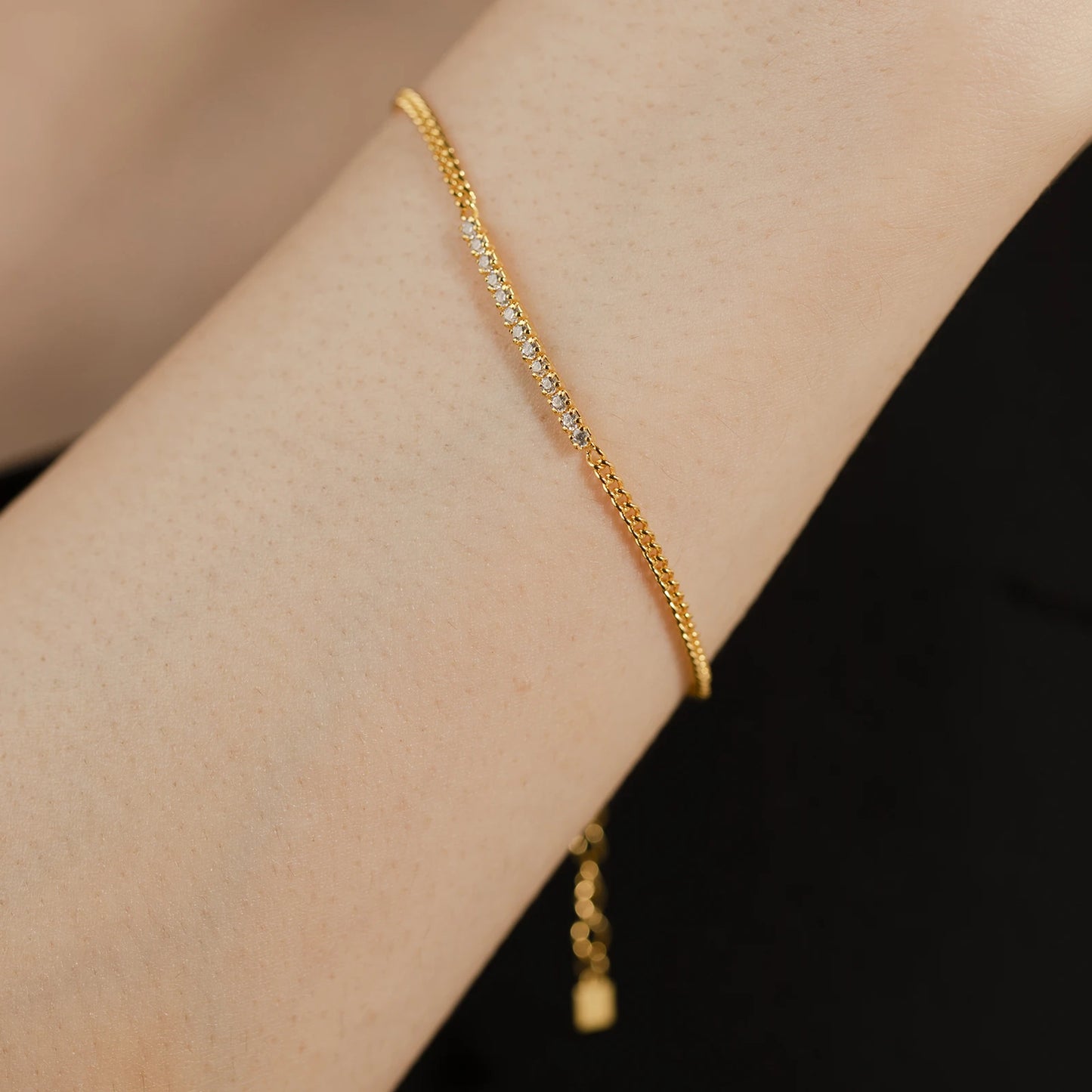 Zircon Line Bracelet