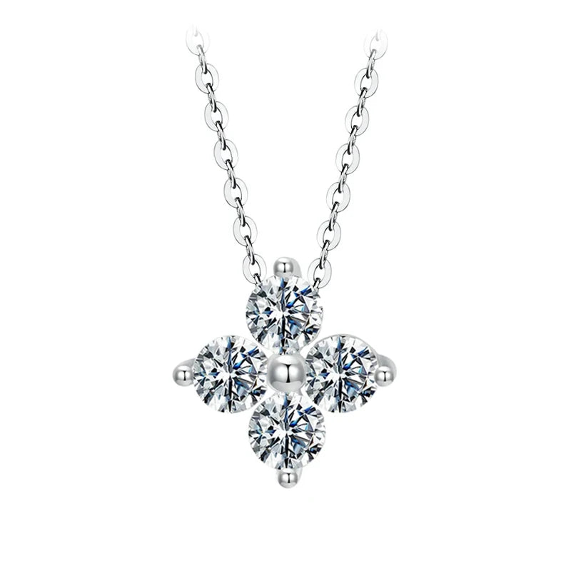 Flower Cross Necklace