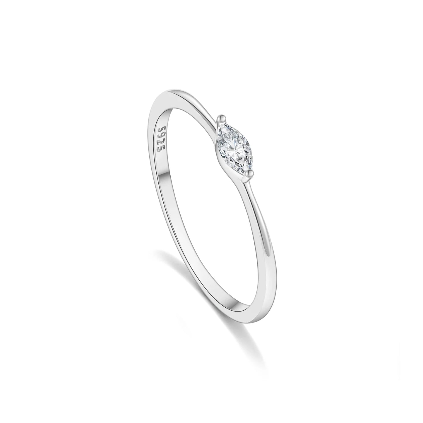 Marquise Triangle Ring