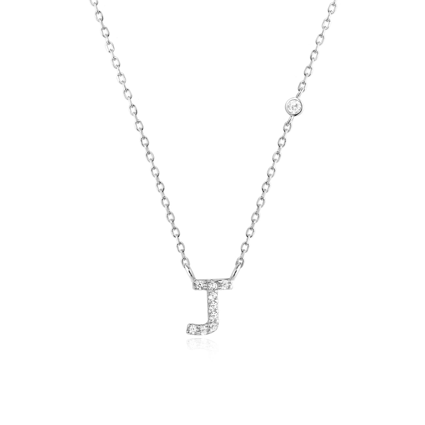 Small Letters Zircon Necklace