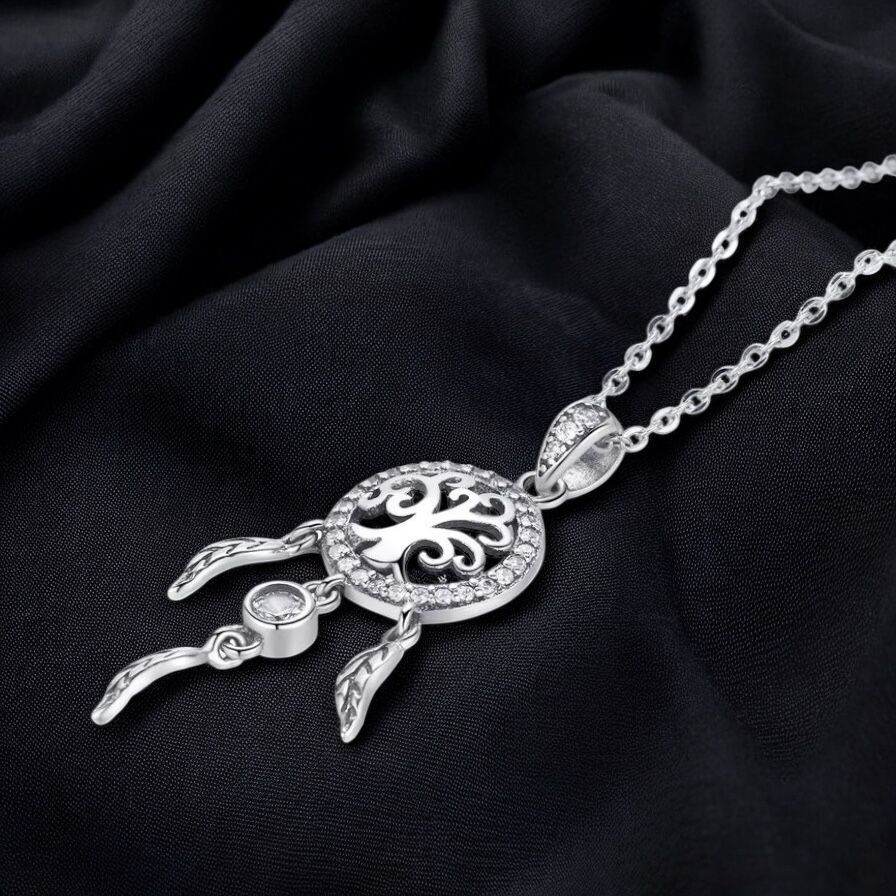 Tree of Life Dream Catcher Necklaces