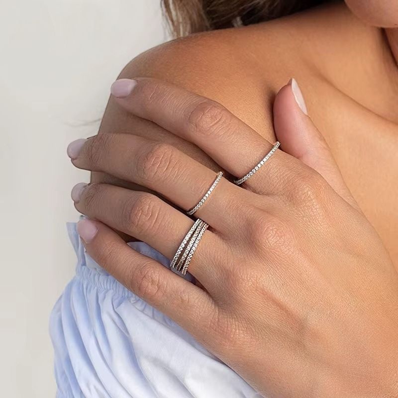 Pave Zircon Ring