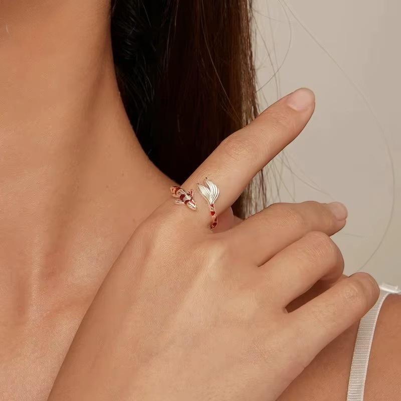 Red Lucky Fish Ring