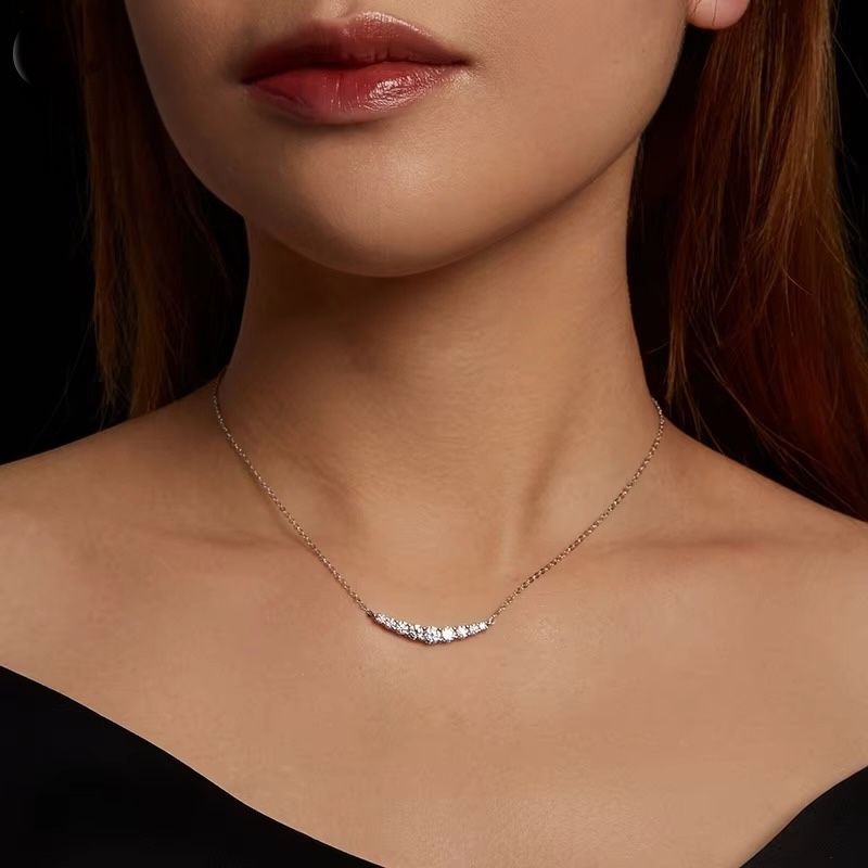 Smile Zircon Necklace
