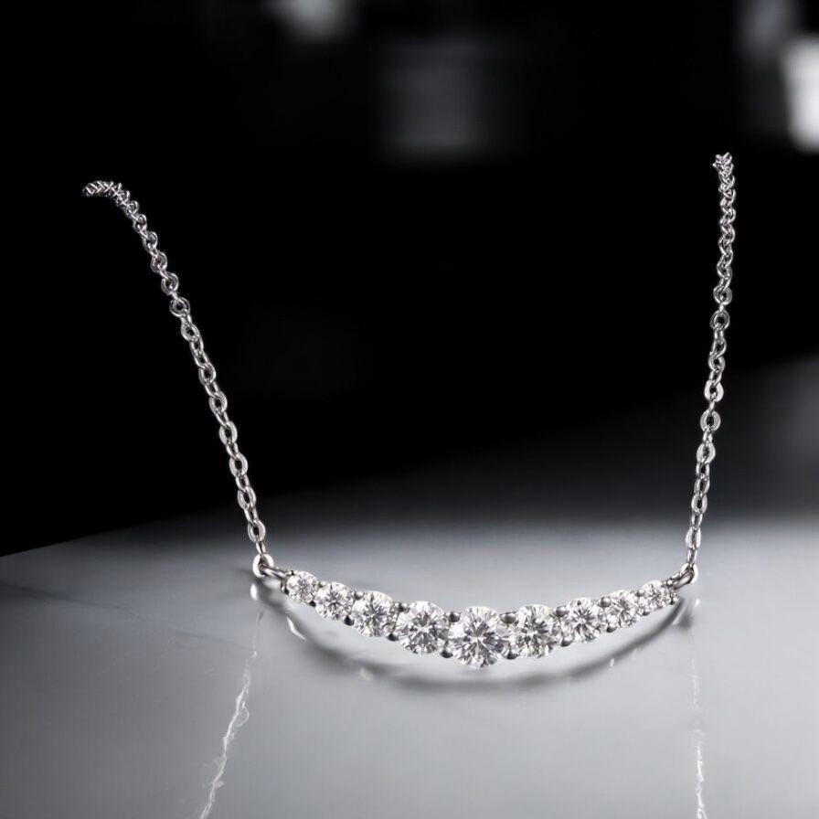 Smile Zircon Necklace