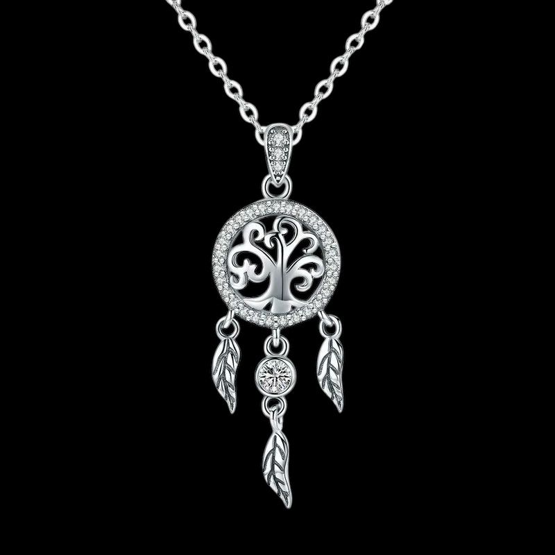Tree of Life Dream Catcher Necklaces
