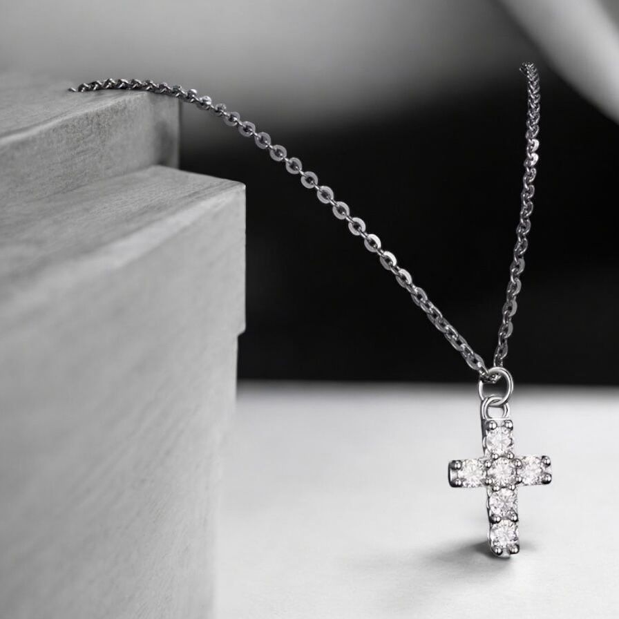 Cross Zircon Necklace