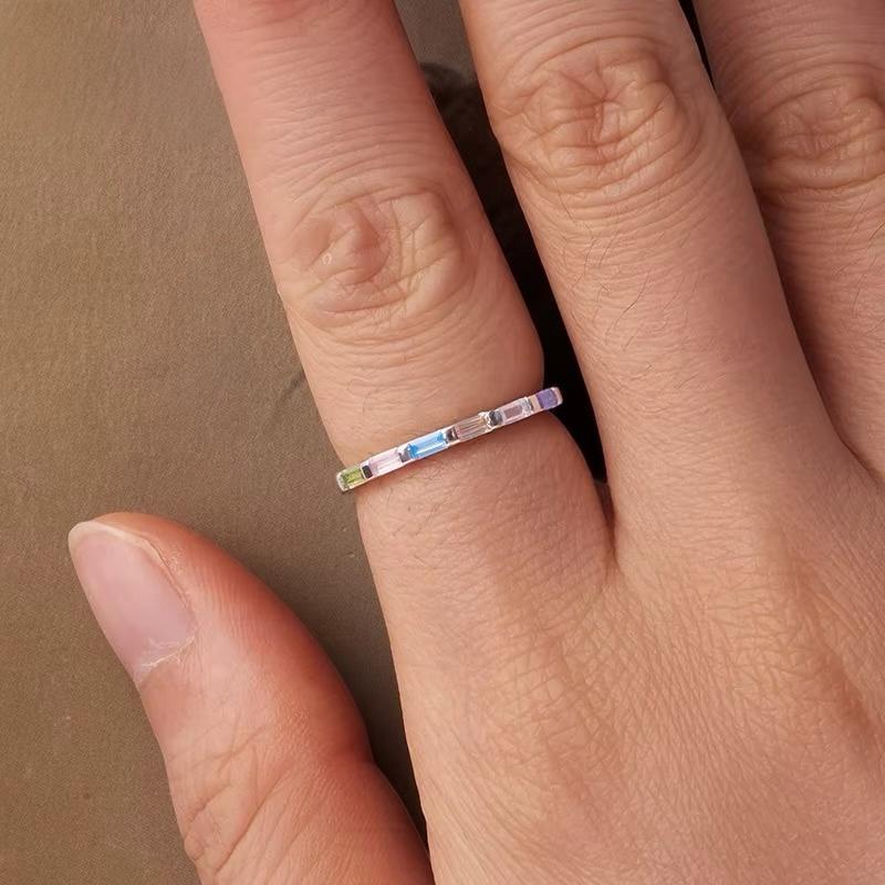 Dainty Rainbow Ring