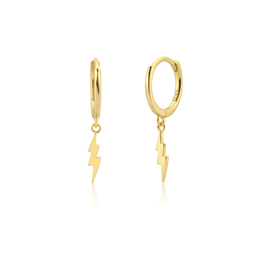 Dangle Hoops Clips Earrings