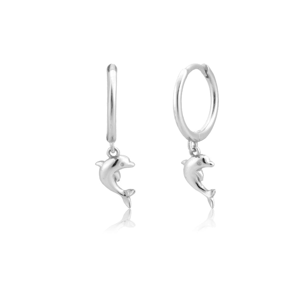 Dangle Hoops Clips Earrings