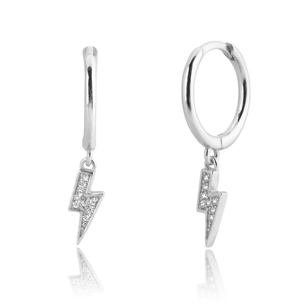 Dangle Hoops Clips Earrings