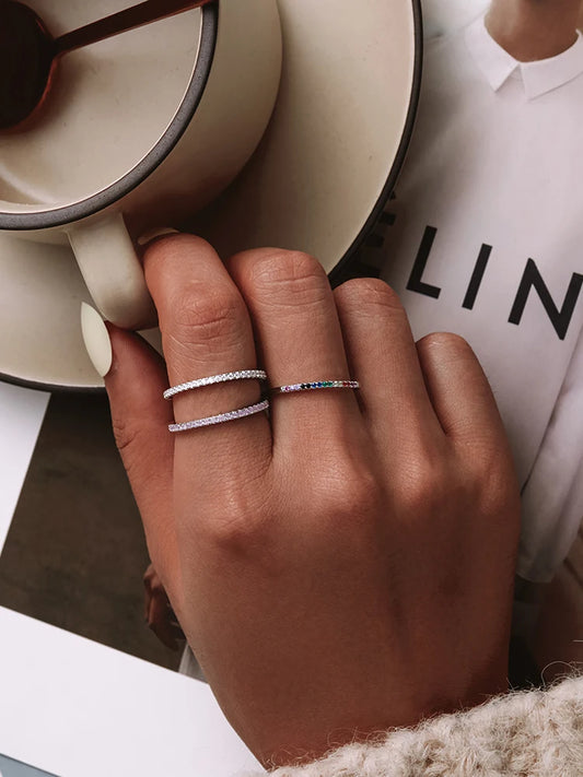 Pave Zircon Ring