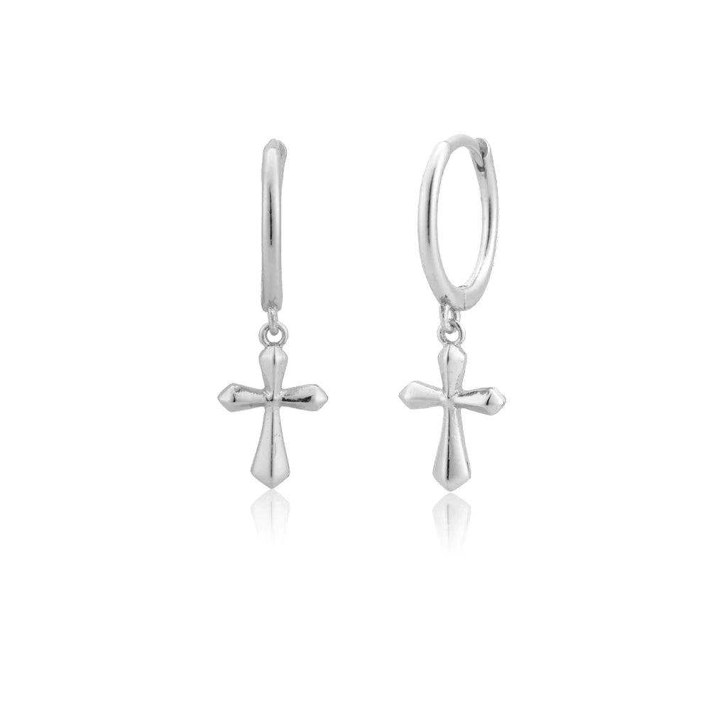 Dangle Hoops Clips Earrings