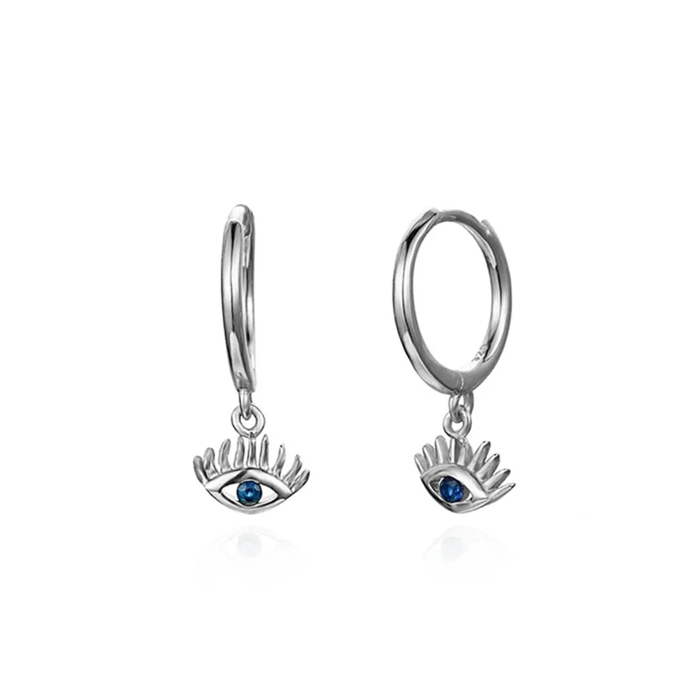 Dangle Hoops Clips Earrings