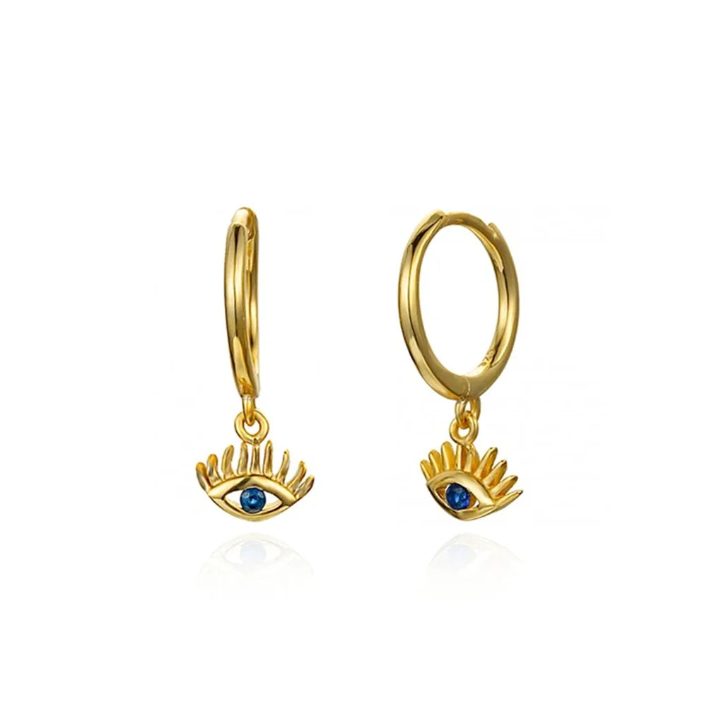 Dangle Hoops Clips Earrings