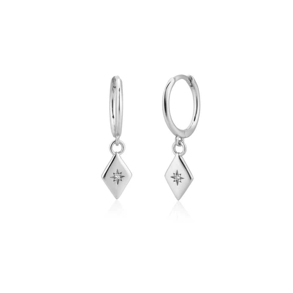 Dangle Hoops Clips Earrings