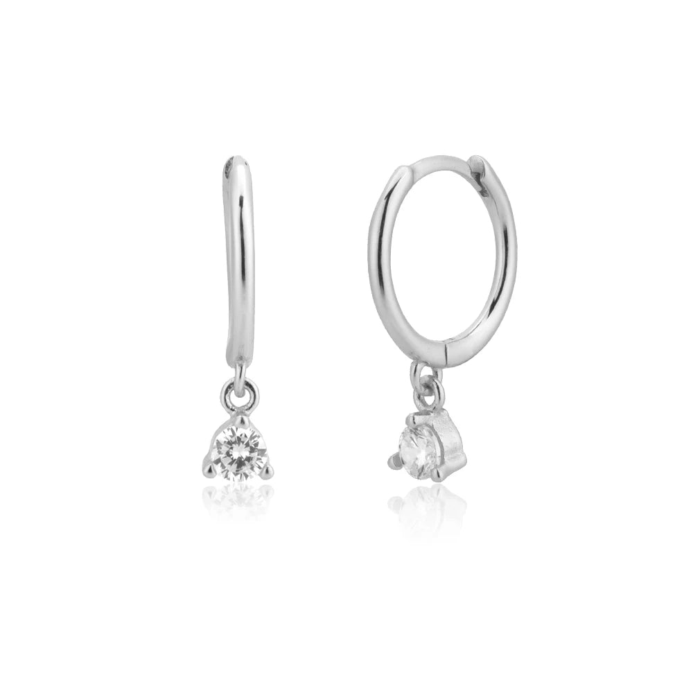 Dangle Hoops Clips Earrings