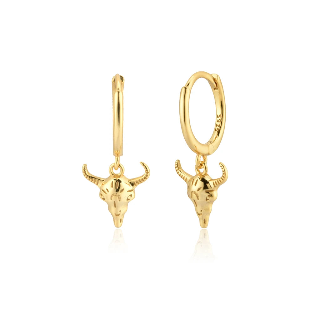 Dangle Hoops Clips Earrings