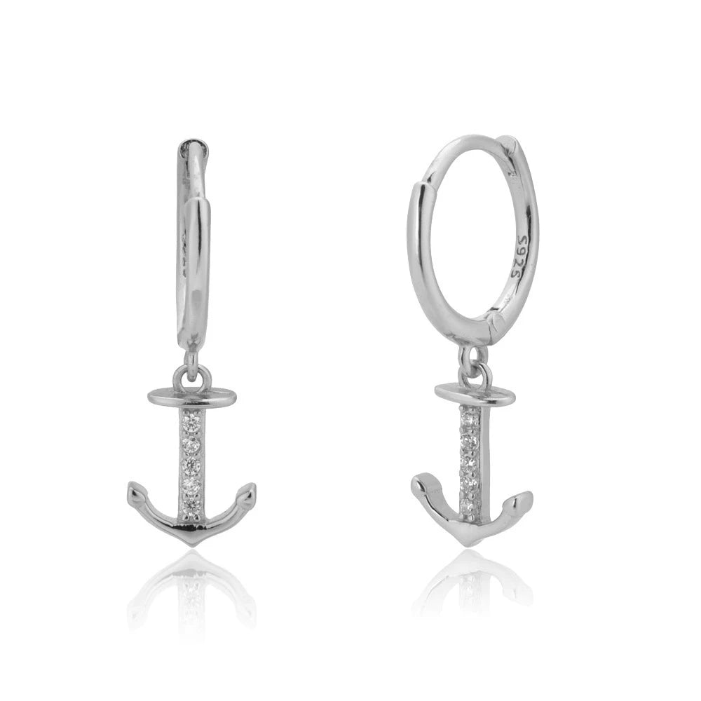 Dangle Hoops Clips Earrings