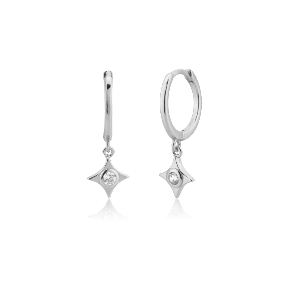 Dangle Hoops Clips Earrings