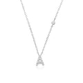 Small Letters Zircon Necklace